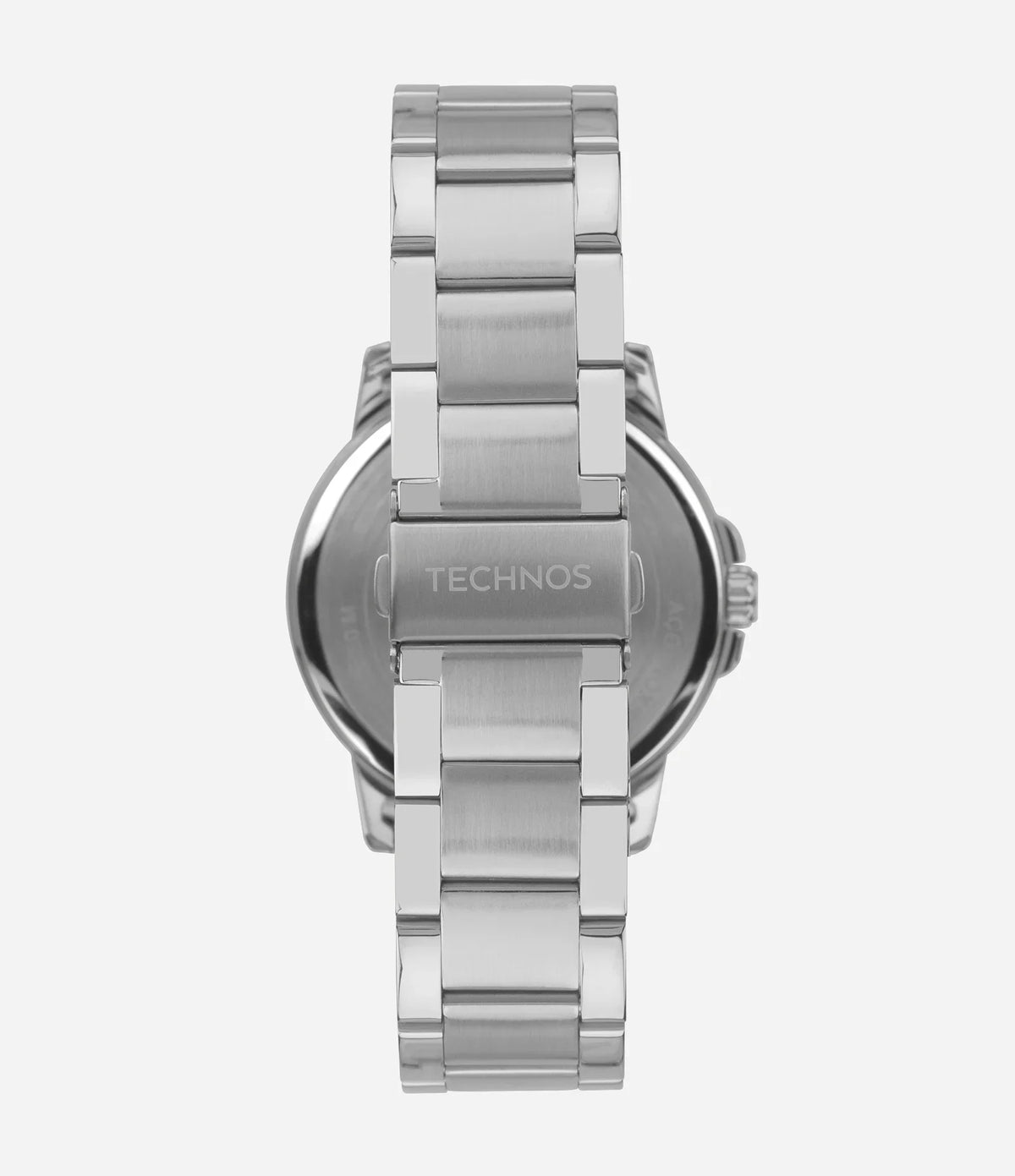 Relógio Analógico Aço Masculino Technos Prata