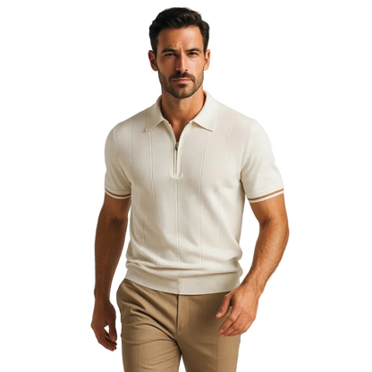 Camisa Polo Meio Zíper Riviera