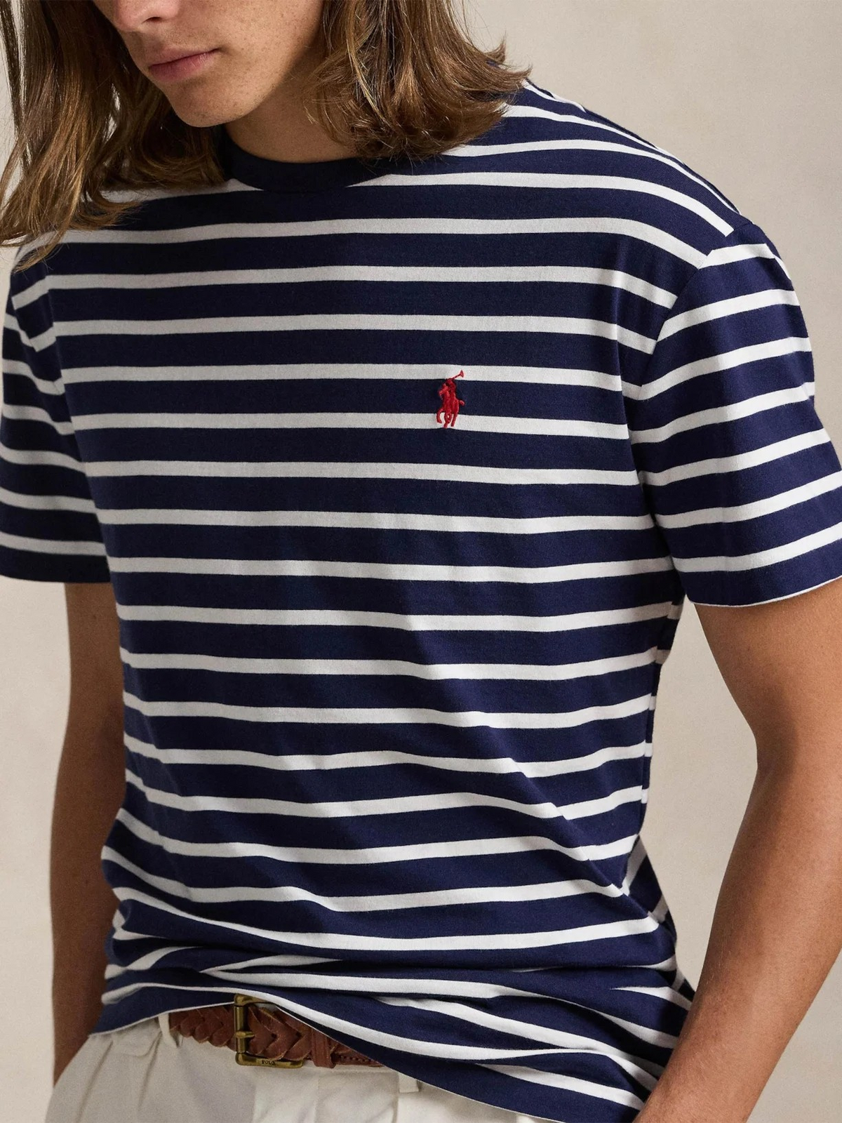 Camiseta Custom Slim Fit Striped