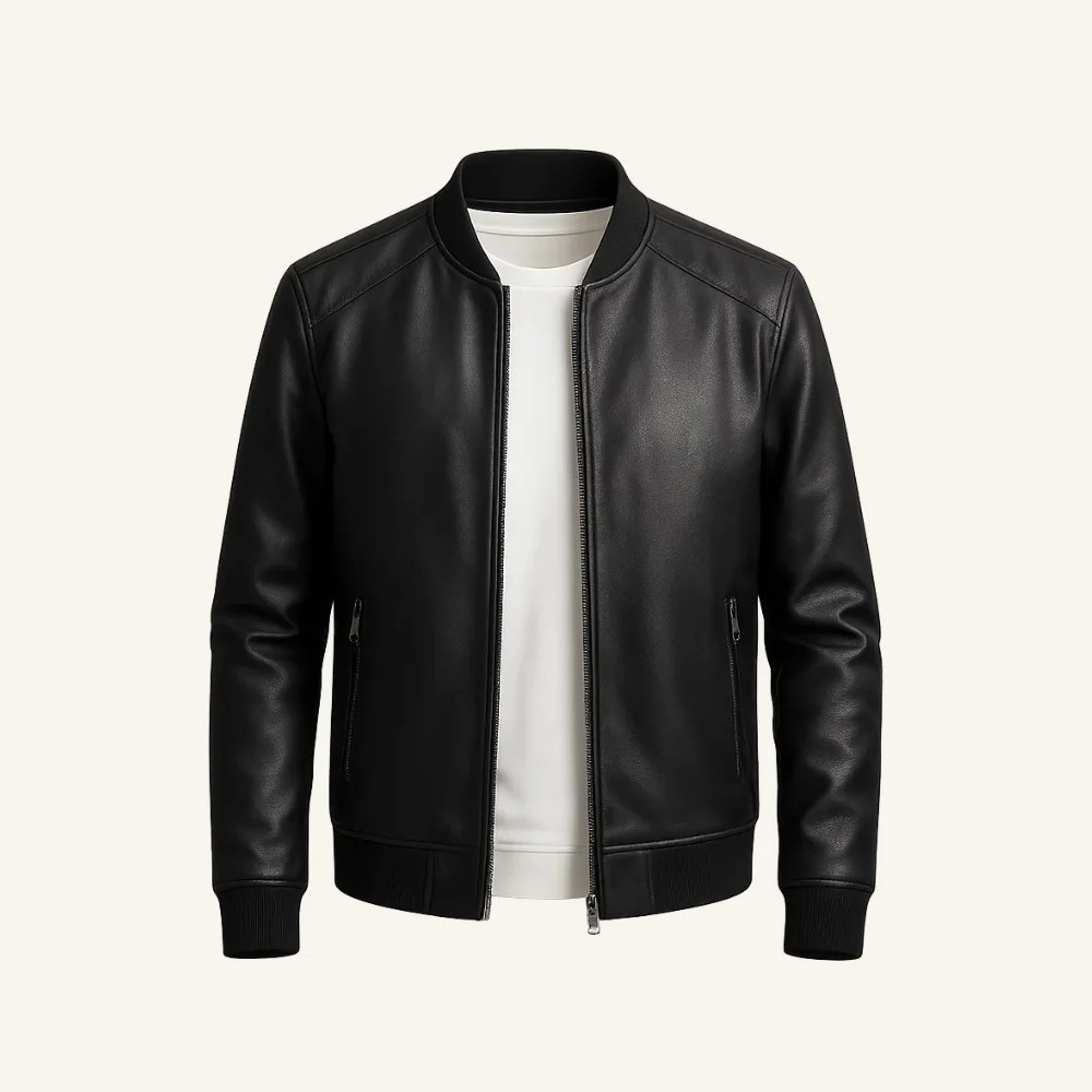 Jaqueta Masculina de Couro Gran Nero